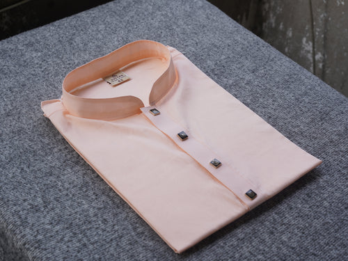 102-Apricot Addi Cotton 100% Suti Panjabi