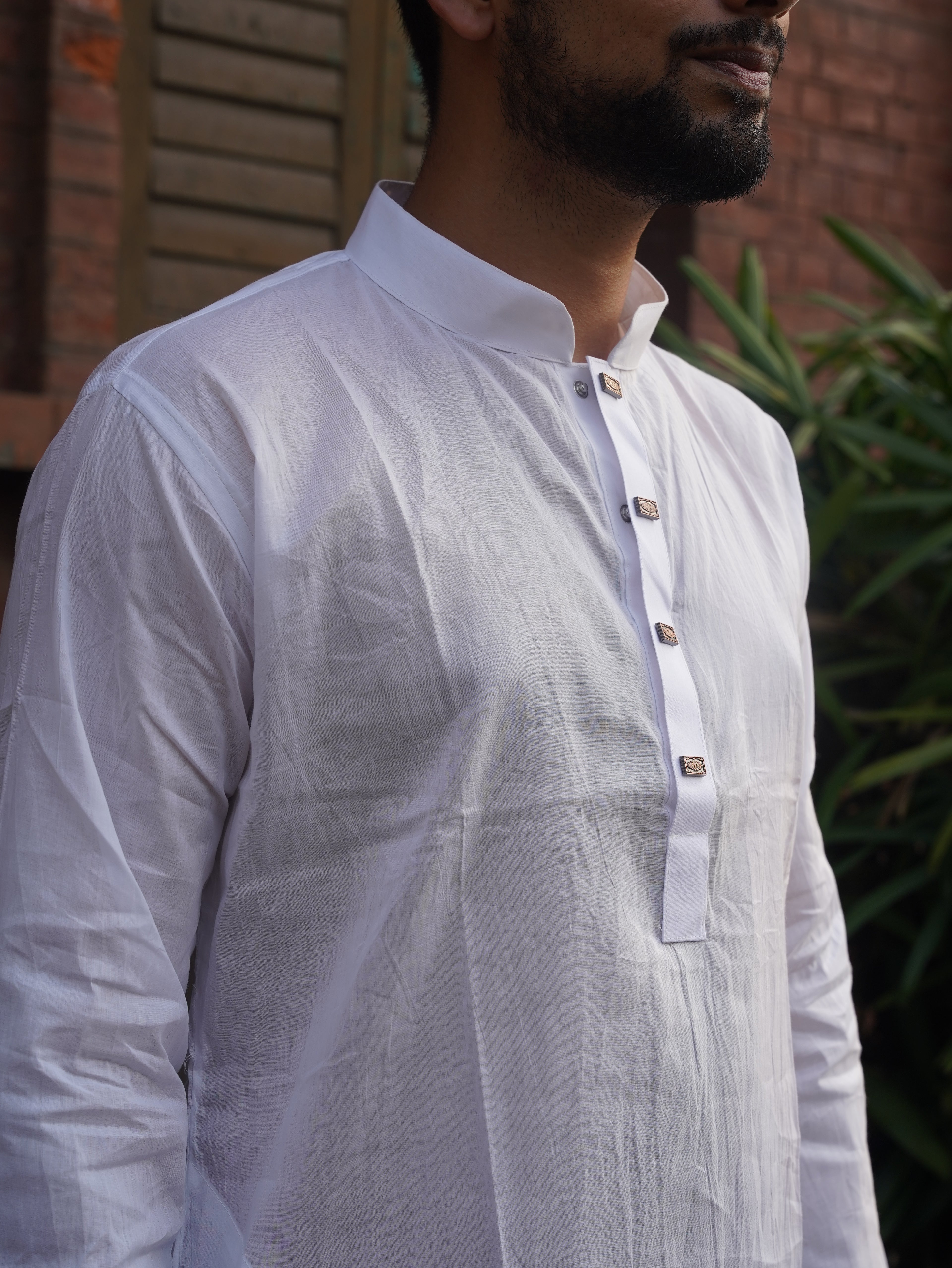 101-White Addi Cotton 100% Suti Panjabi