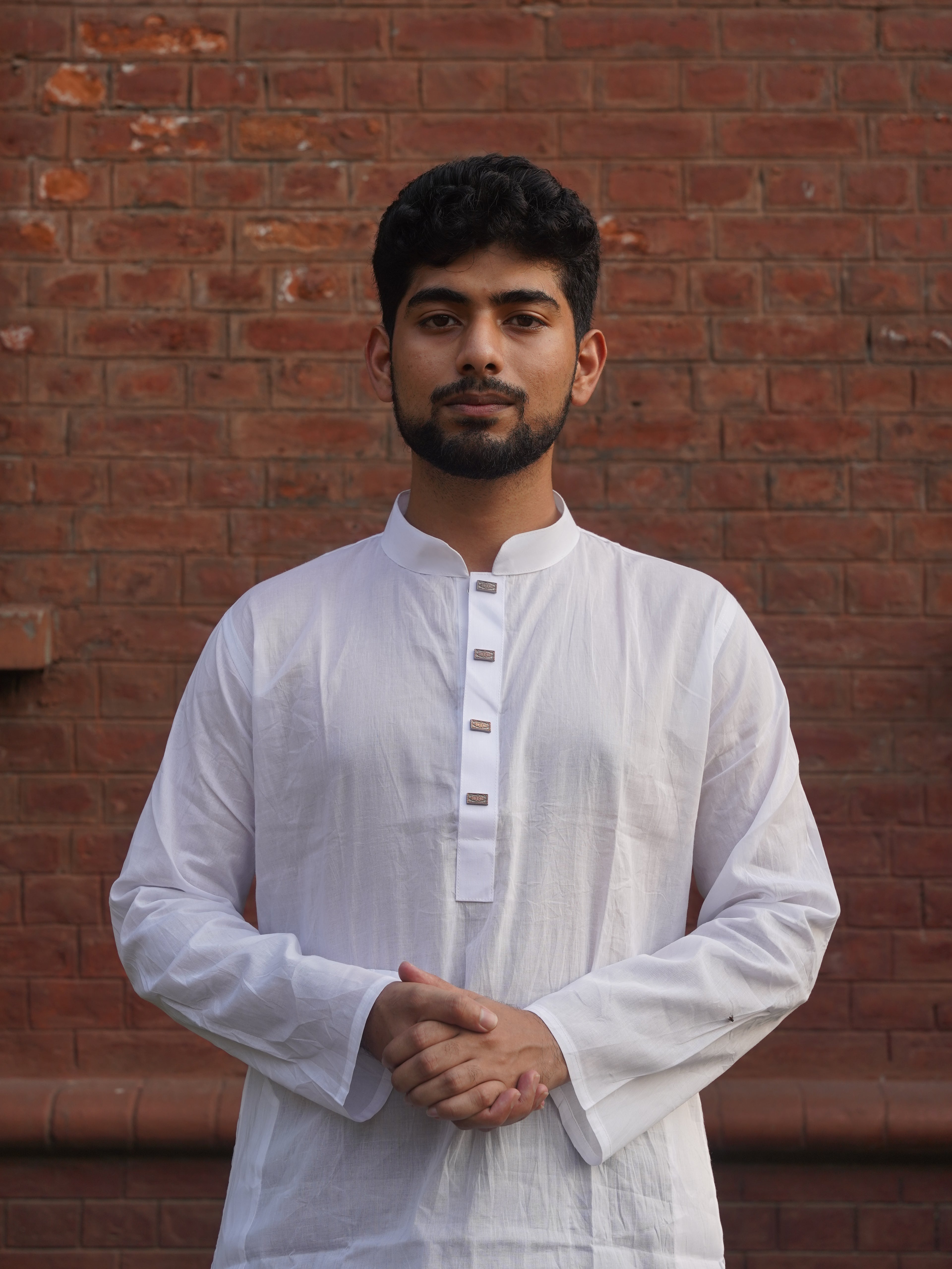 101-White Addi Cotton 100% Suti Panjabi