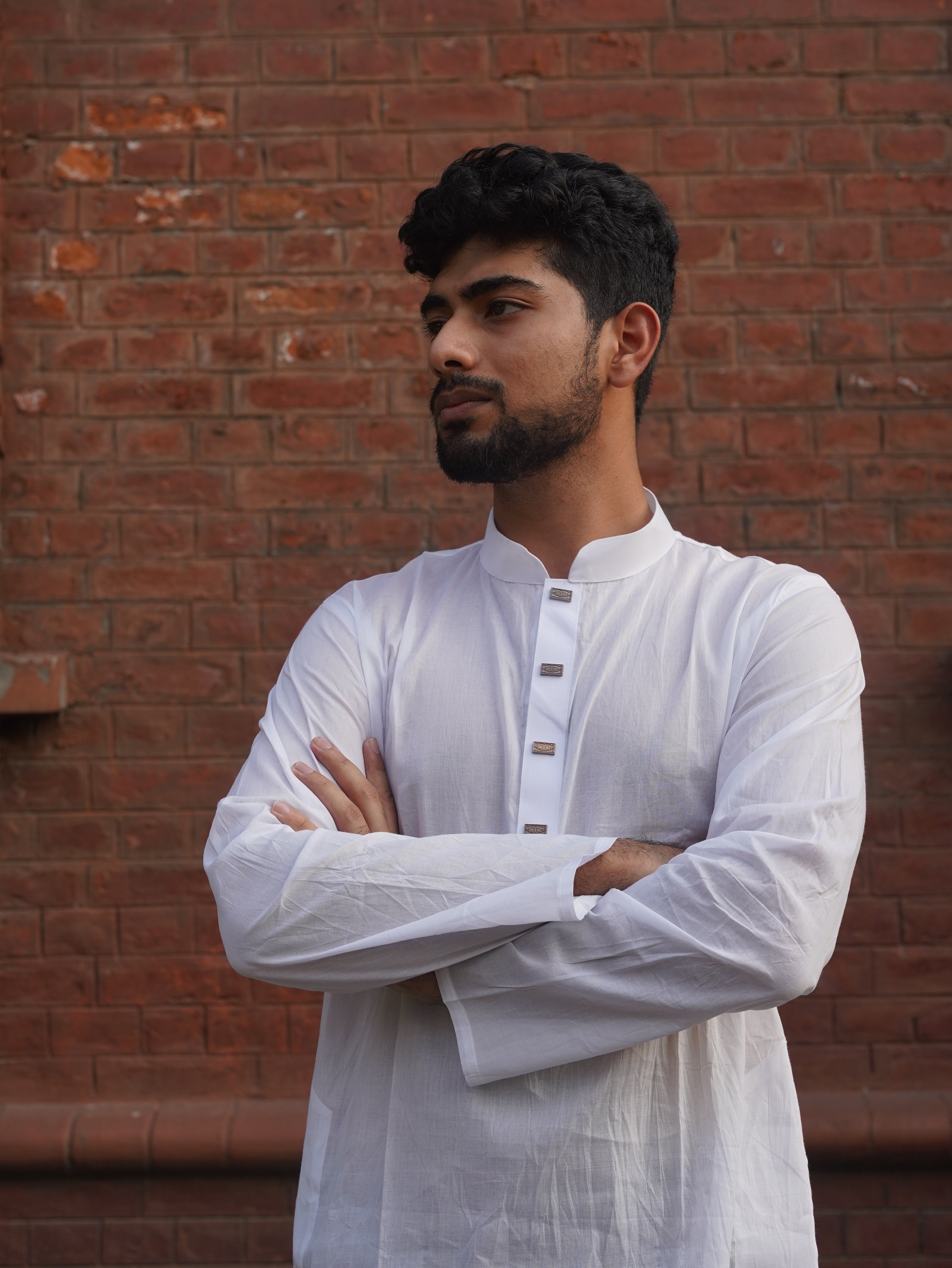 101-White Addi Cotton 100% Suti Panjabi
