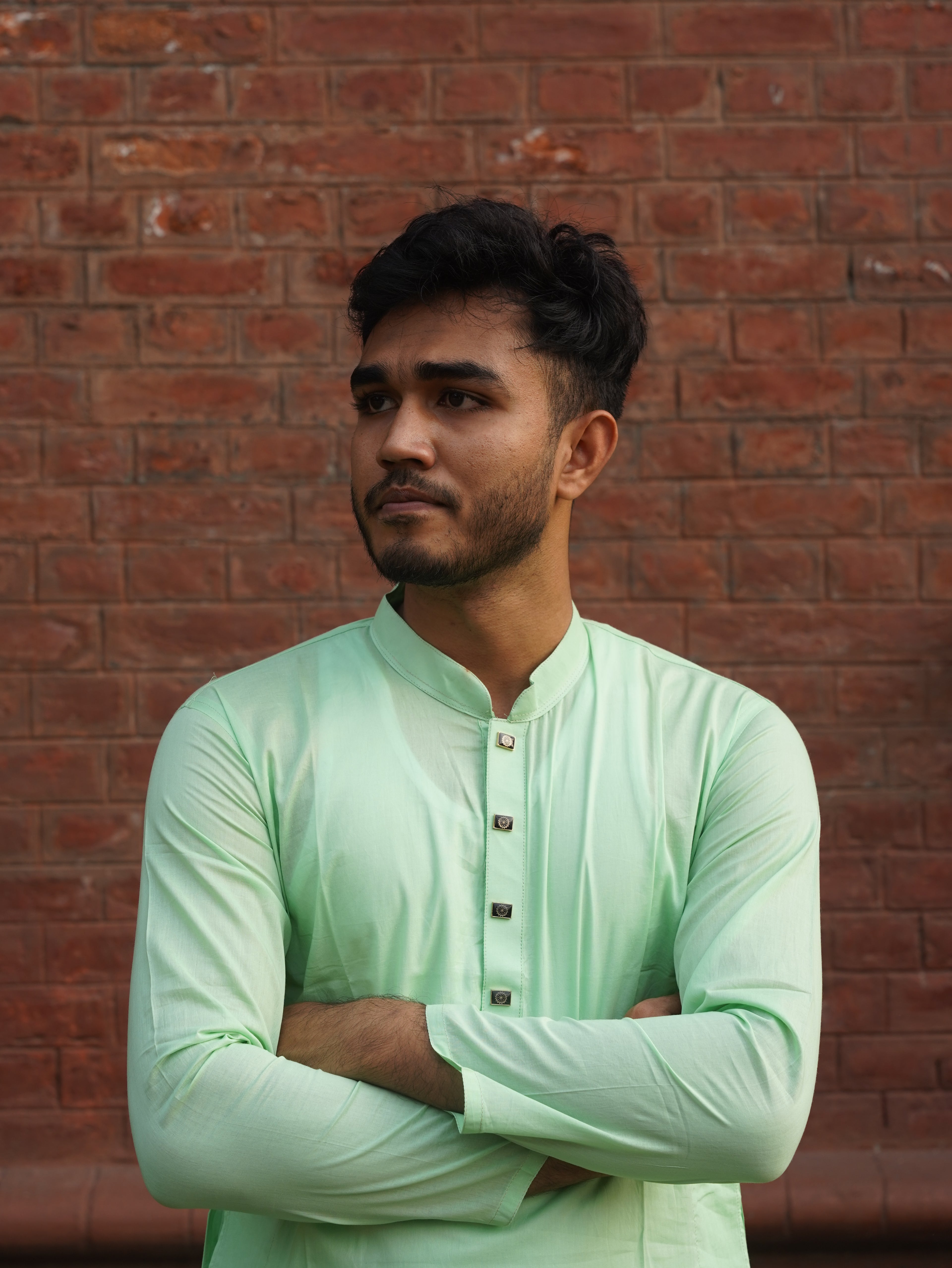 105-Lemon Addi Cotton 100% Suti Panjabi