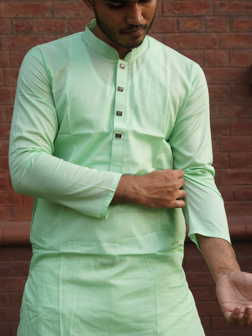 105-Lemon Addi Cotton 100% Suti Panjabi