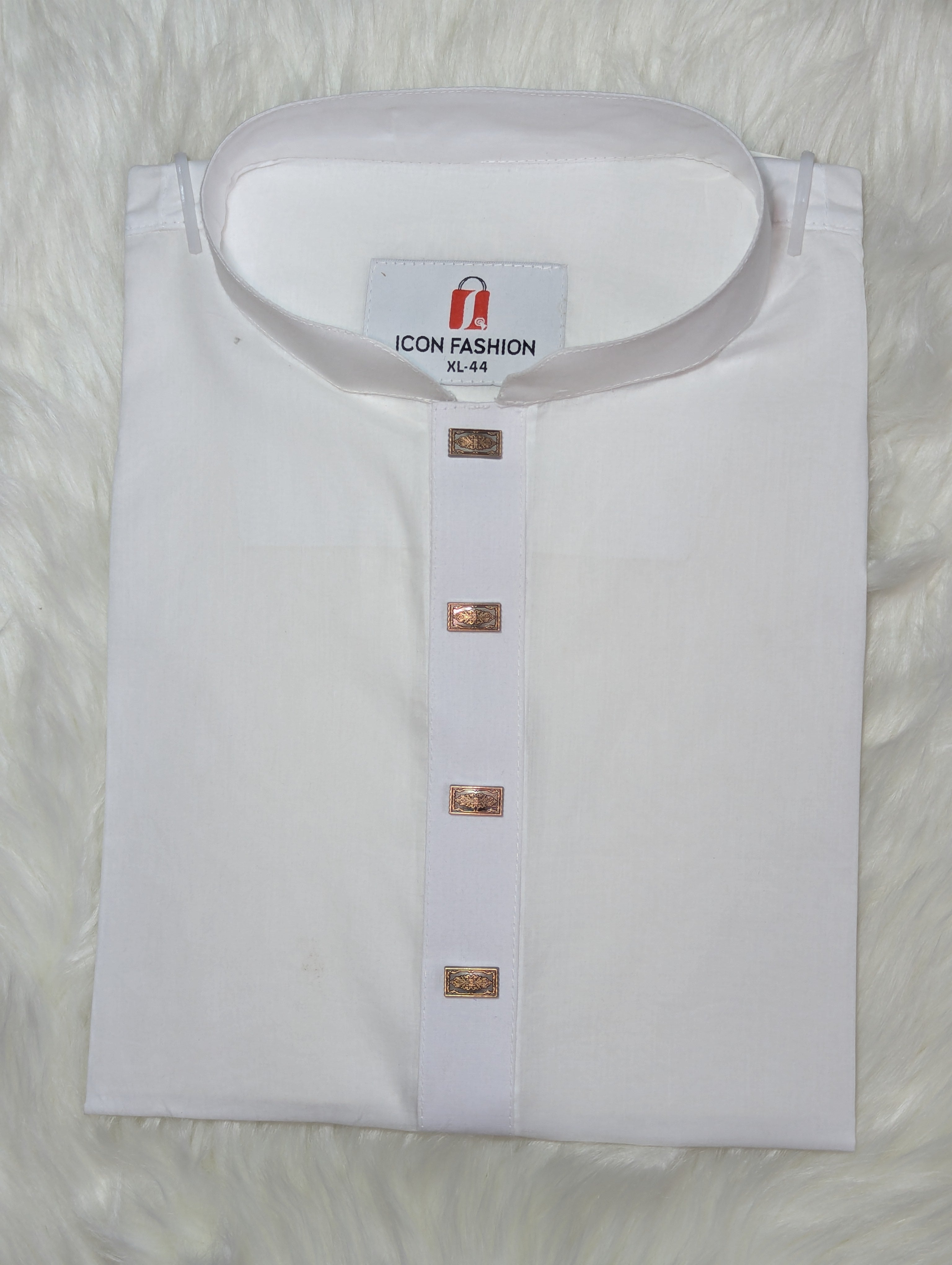101-White Addi Cotton 100% Suti Panjabi